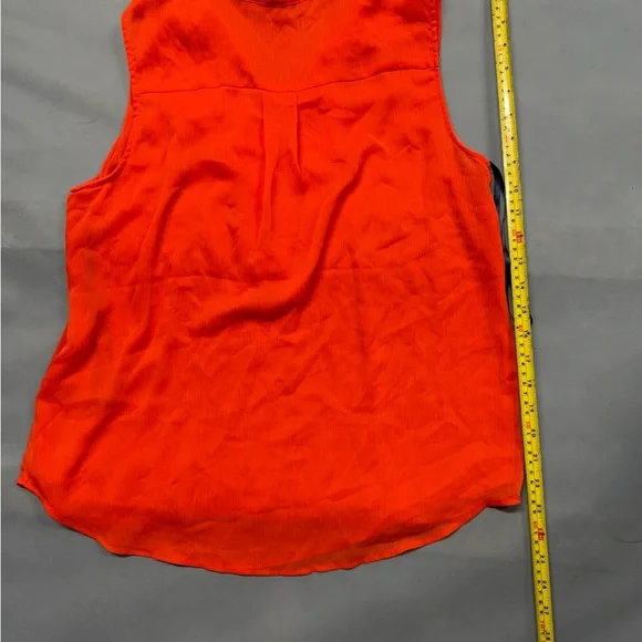 Tommy Hilfiger Vibrant Red Ruffle Blouse - Picture 5 of 6